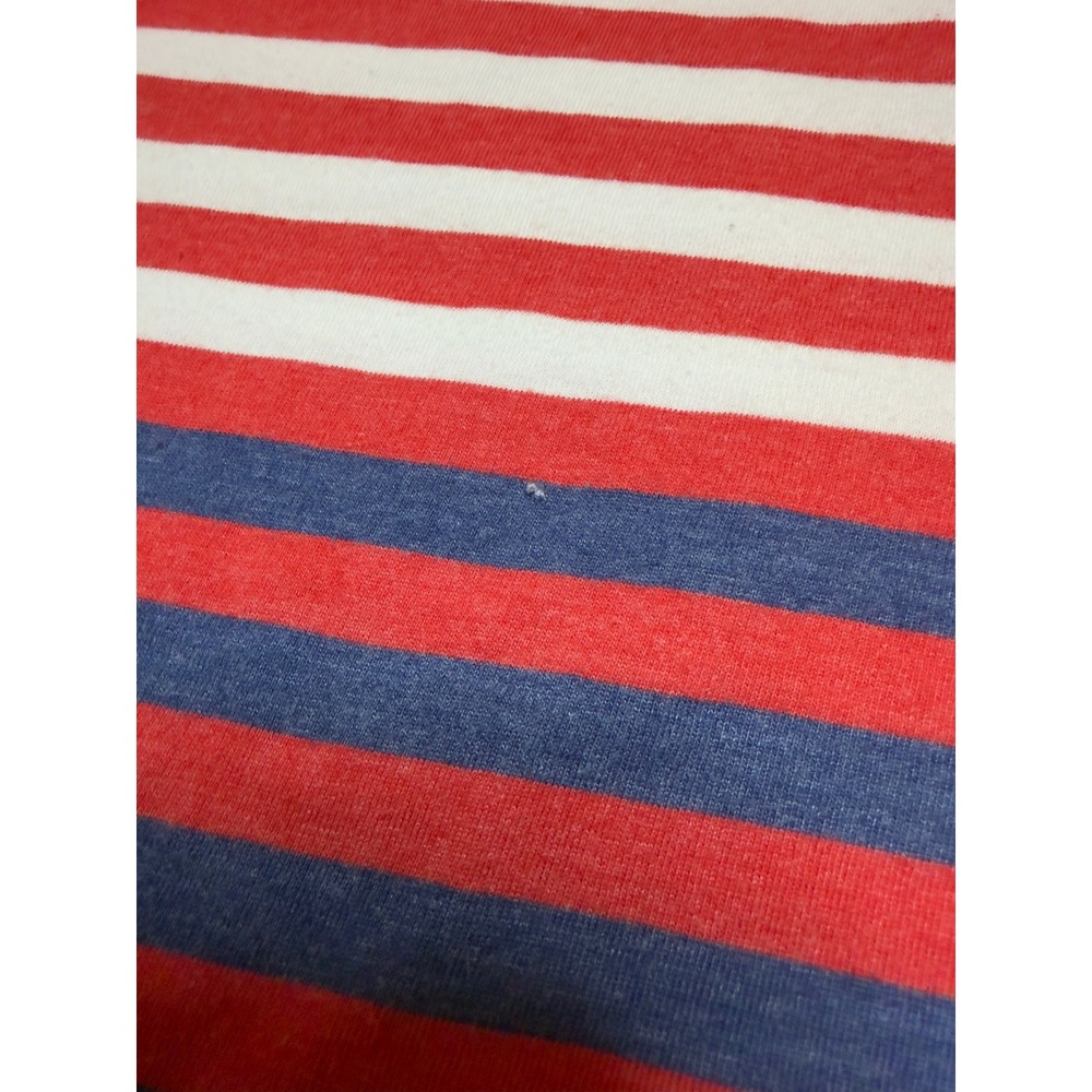 Mens Large American Eagle Red/White/Blue Striped Tank Top Beach USA *FLAW - Picture 10 of 10